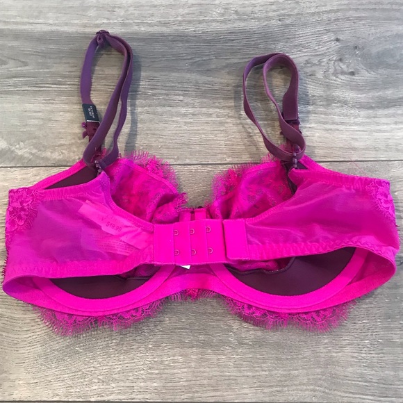 32DD VS Dream Angels Chantilly Unlined Uplift Bra - Picture 8 of 8